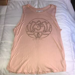 Spiritual Gangster - blush tank - Large